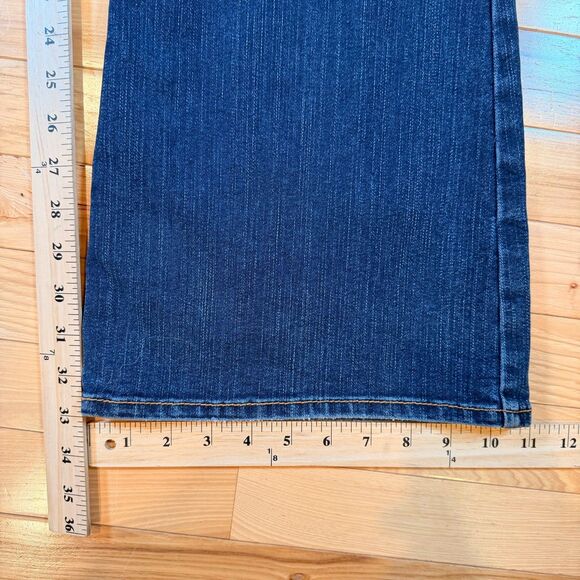 VTG Y2K Silver Jeans Belle Star Flare Low Rise Denim Jeans 31/33 Western Glove - Picture 12 of 12